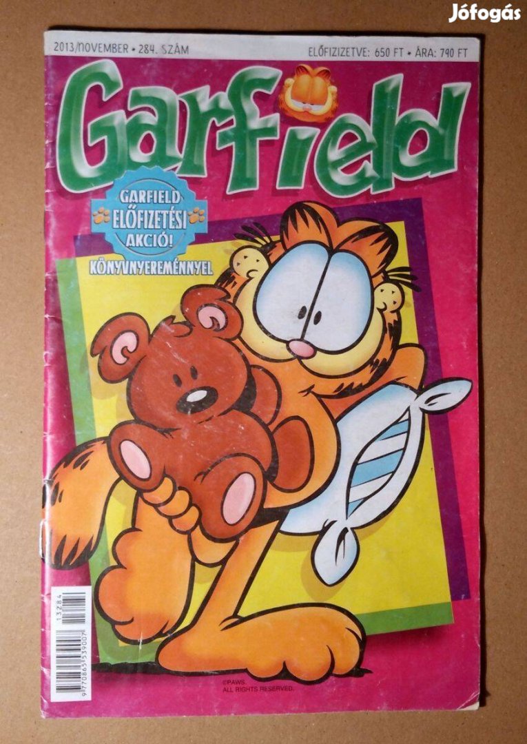 Garfield 2013/November (284.szám) poszterrel