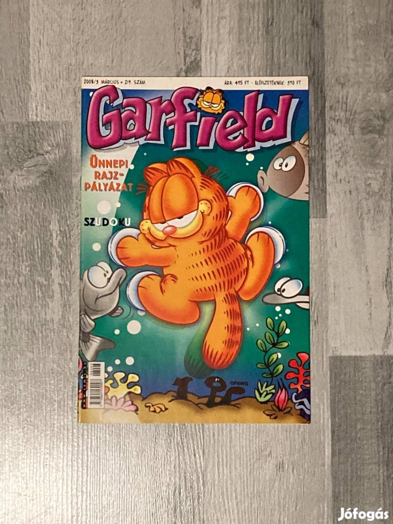 Garfield 219. Szám (2008) Kiváló