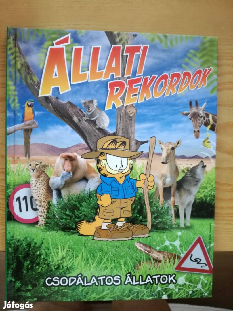 Garfield Állati rekord matricás album