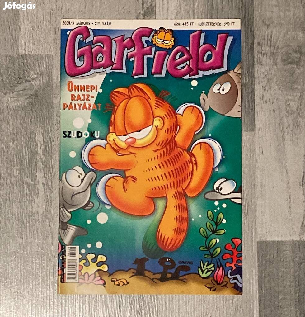 Garfield Képregény 219. Szám (2008)