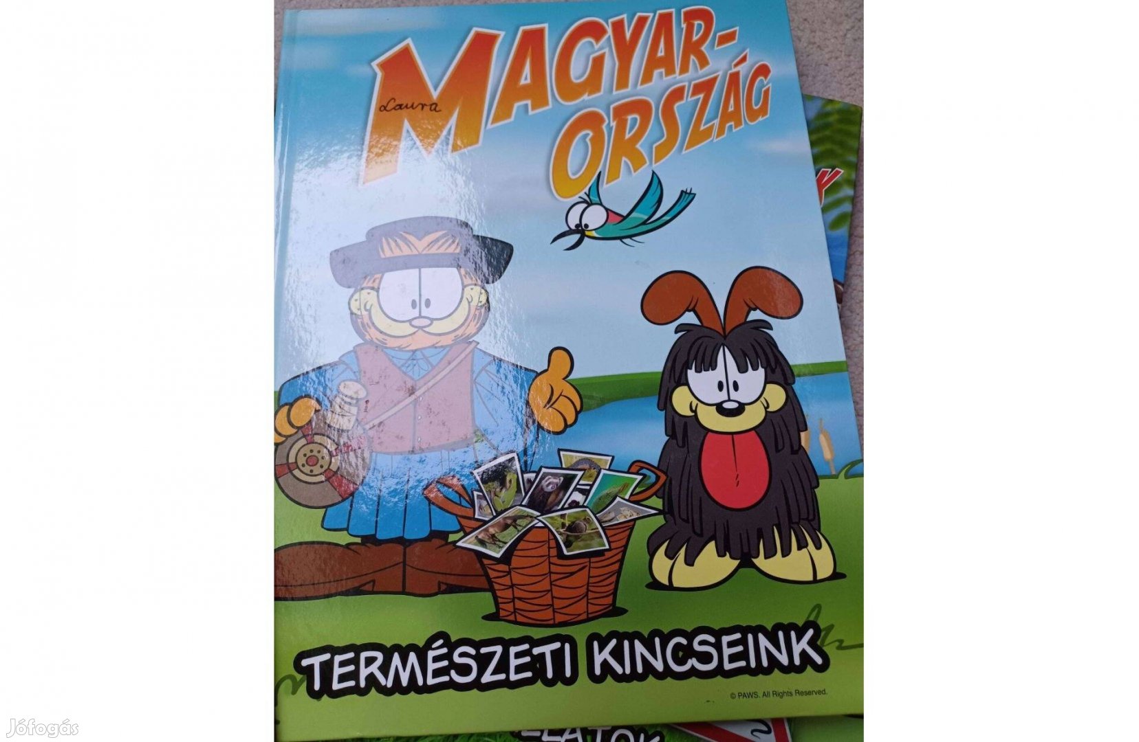 Garfield Magyarország Természeti kincseink Spar matricás album