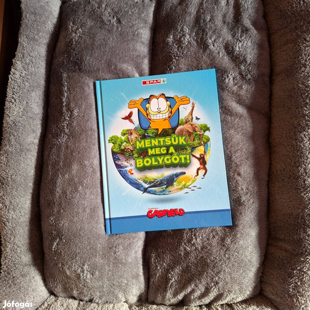 Garfield Mentsük meg a bolygót! matricás album Spar