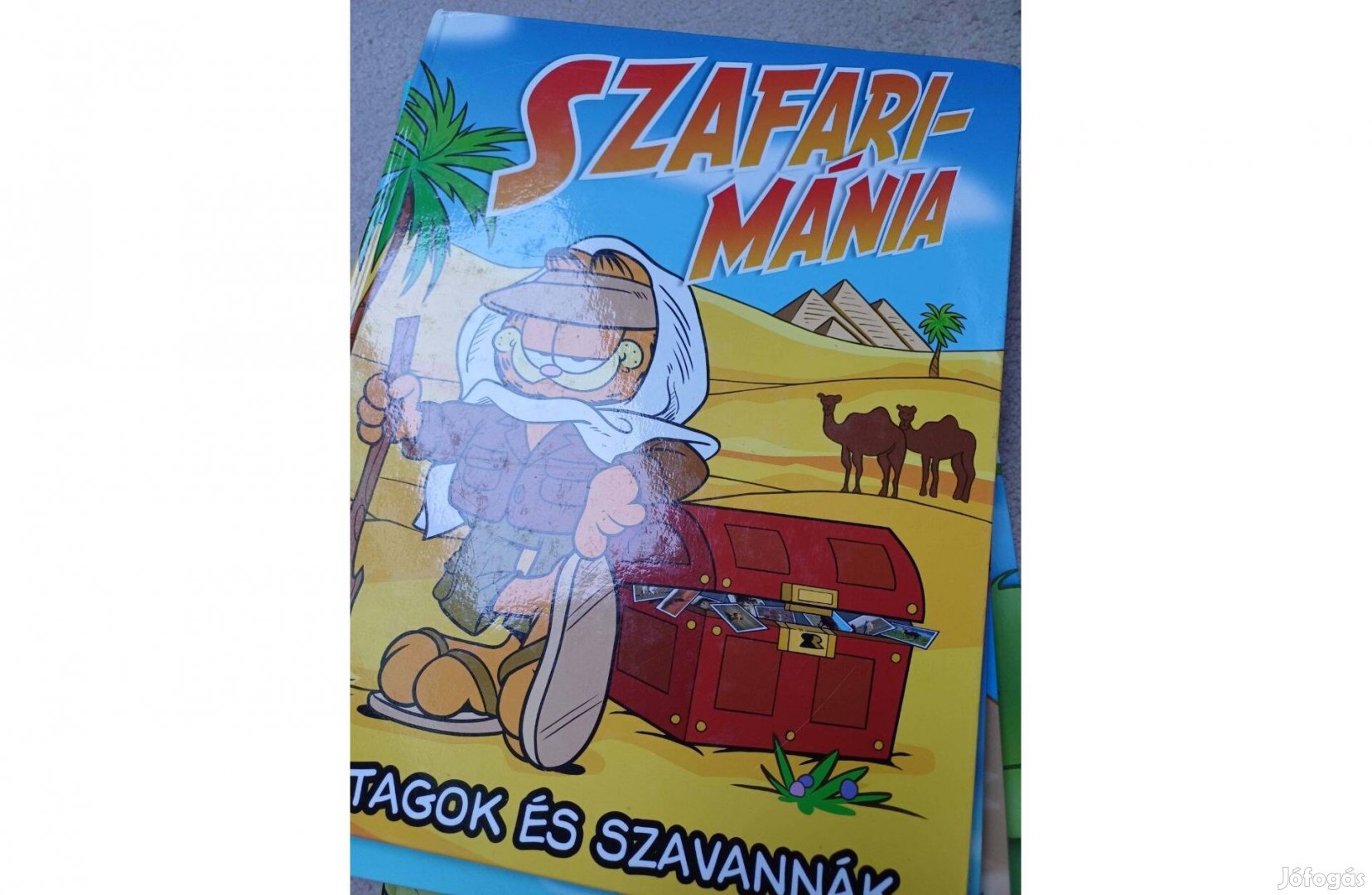 Garfield Szafarimánia szafari mánia Spar matricás album