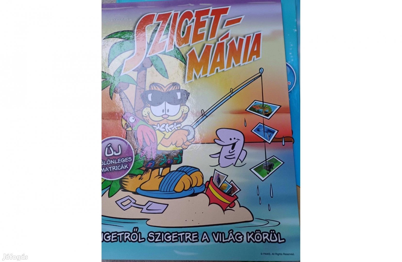 Garfield Szigetmánia sziget mánia Spar matricás album