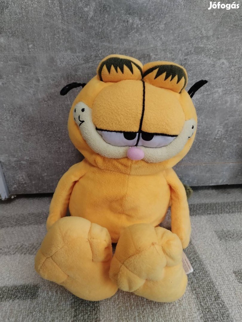 Garfield cica plüss 40cm Képek Szerinti Állapotban