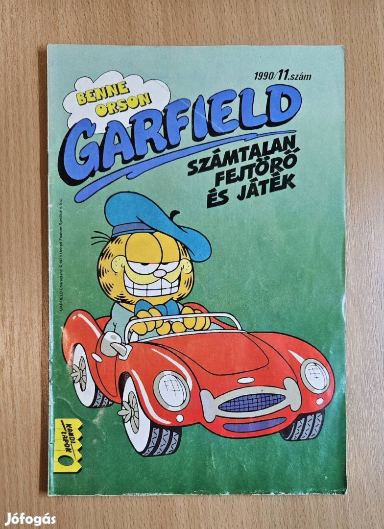 Garfield képregény 1990/11.