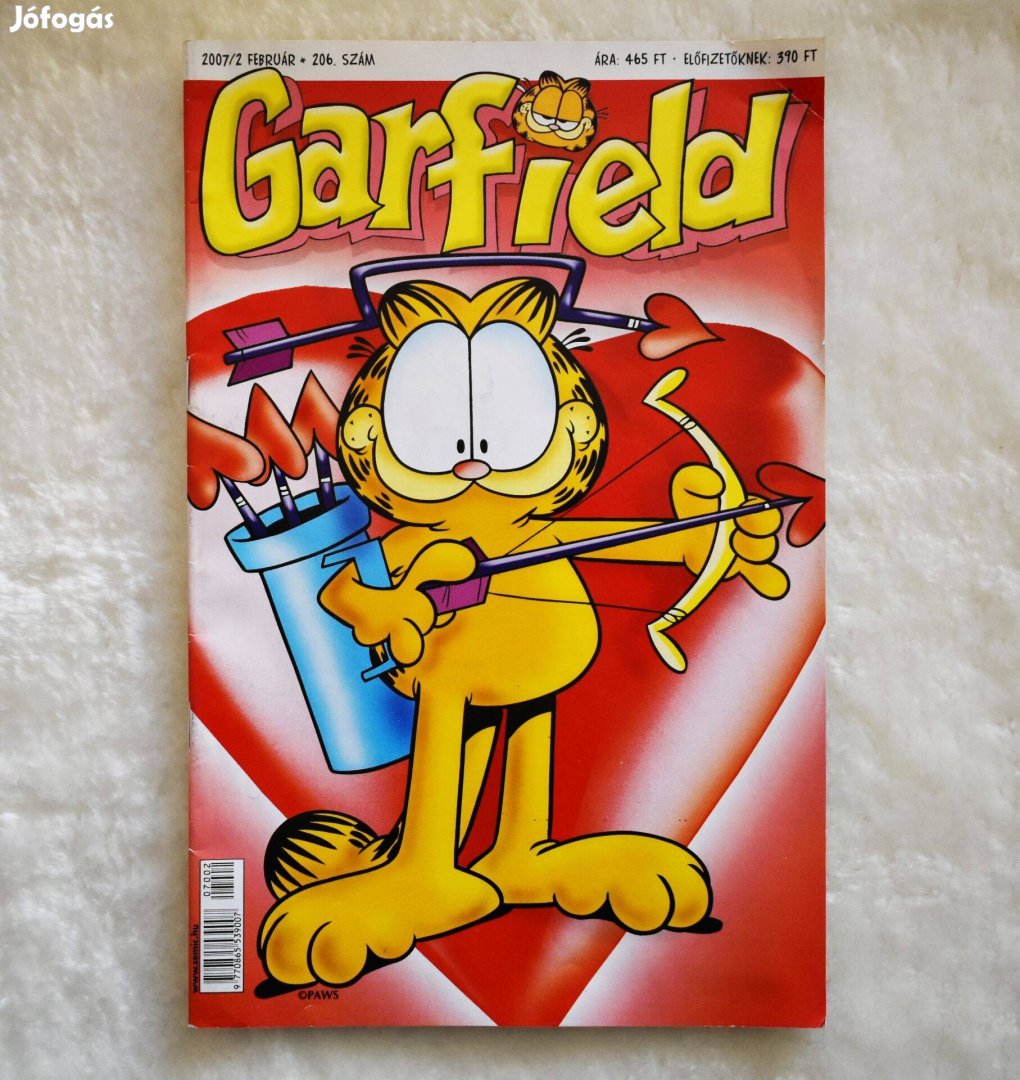 Garfield képregény 2007/2. 206. szám