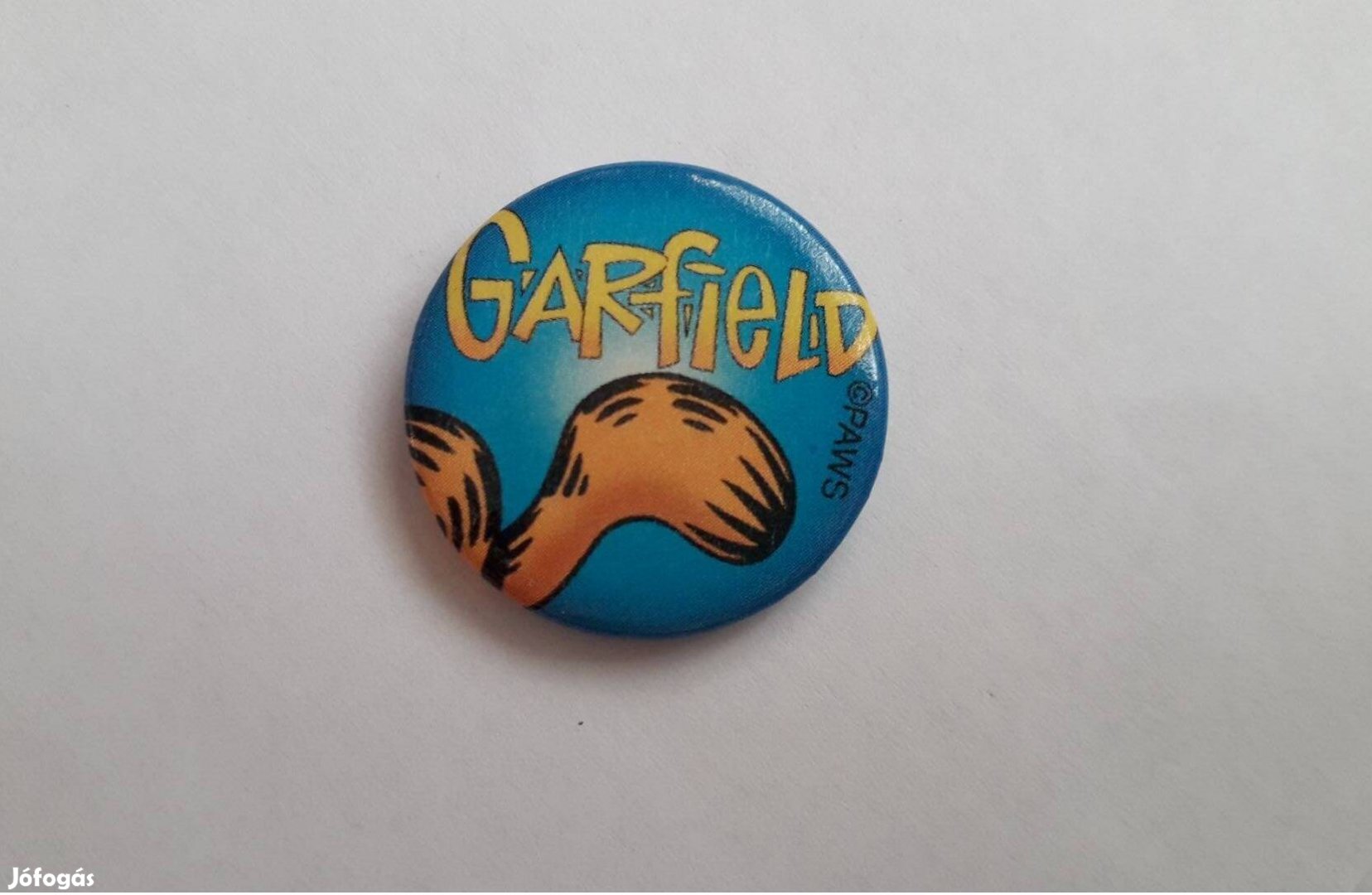 Garfield kerek kitűző 2,5 cm új hibátlan
