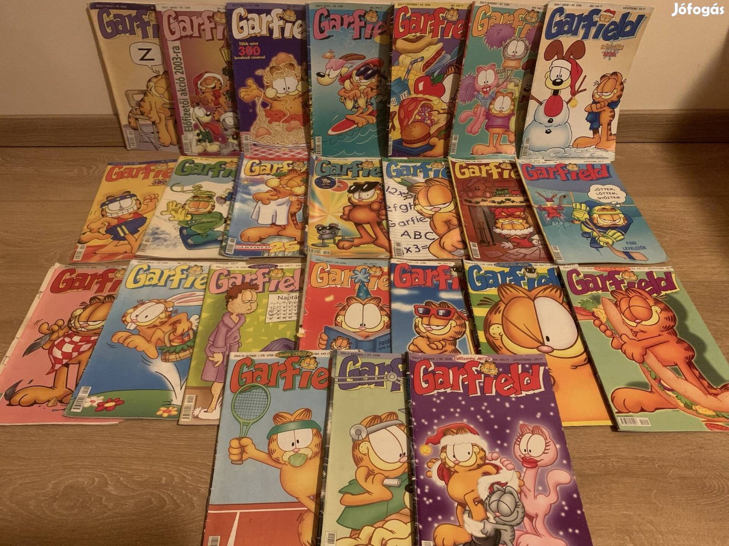 Garfield magazinok 2003-as és 2004-es képregények (24db)