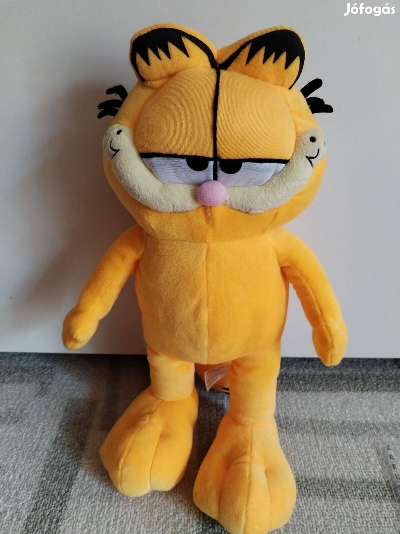 Garfield plüss cica új cimke nélküli gyönyörű narancs szinű