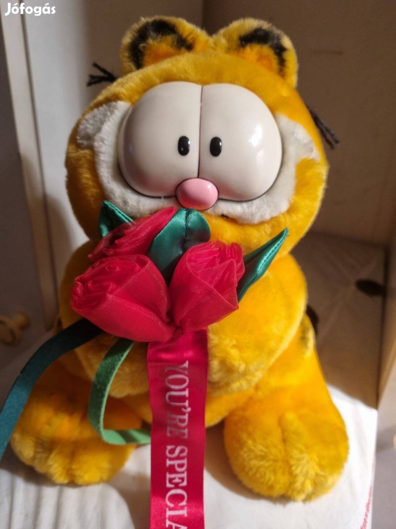 Garfield plüssfigura kb 40 cm