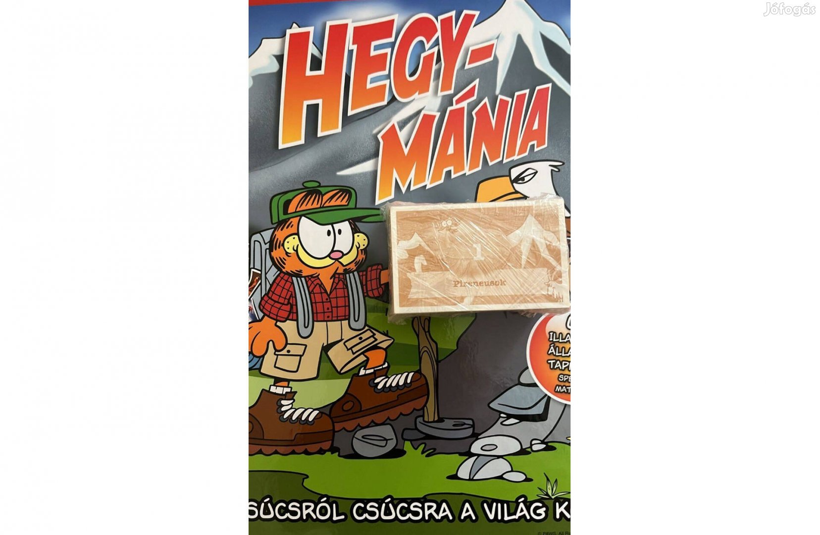 Garfield új Hegy-mánia album nem beragasztott teljes matricasorral