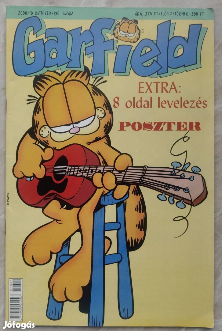 Garfield újság 2000 évi kiadás 10. lapszáma