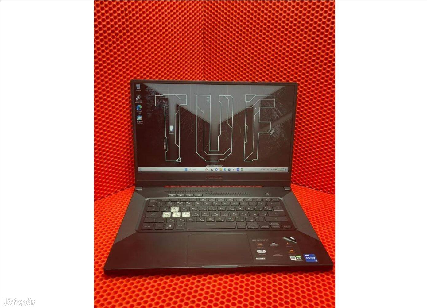 Garis Asus tuf gamer laptop eladó 144Hz IPS 512GB SSD