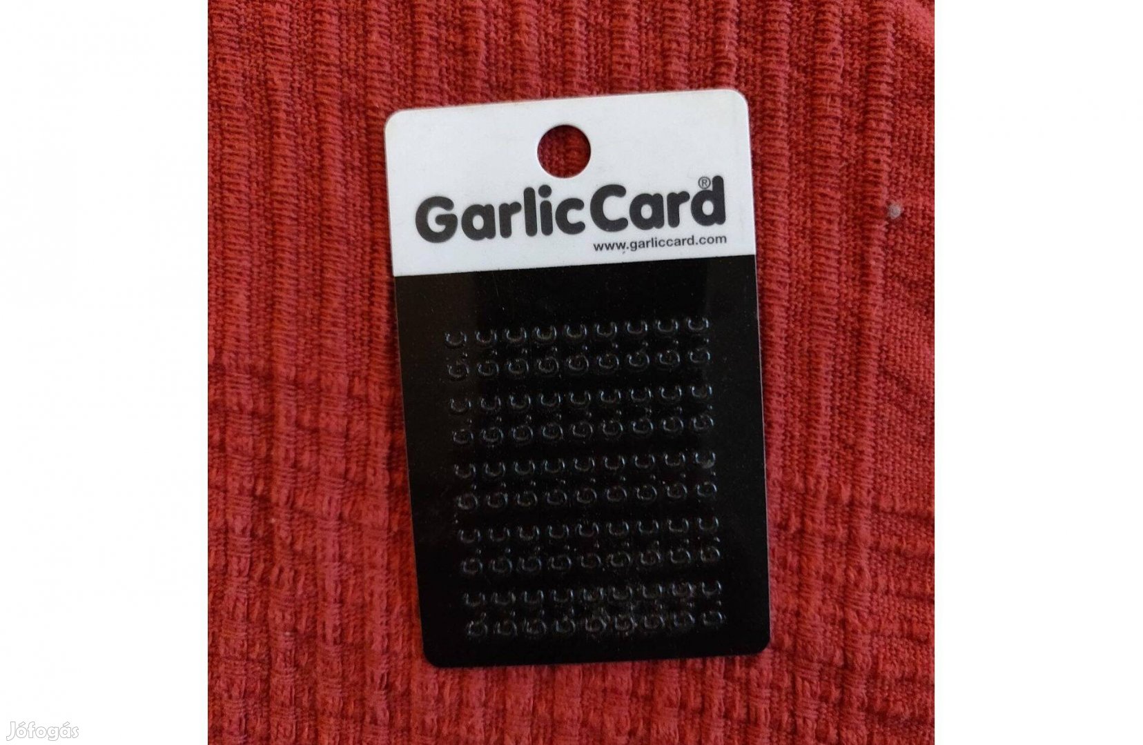 Garlic card - Fokhagyma kártya fokhagyma rajongóknak