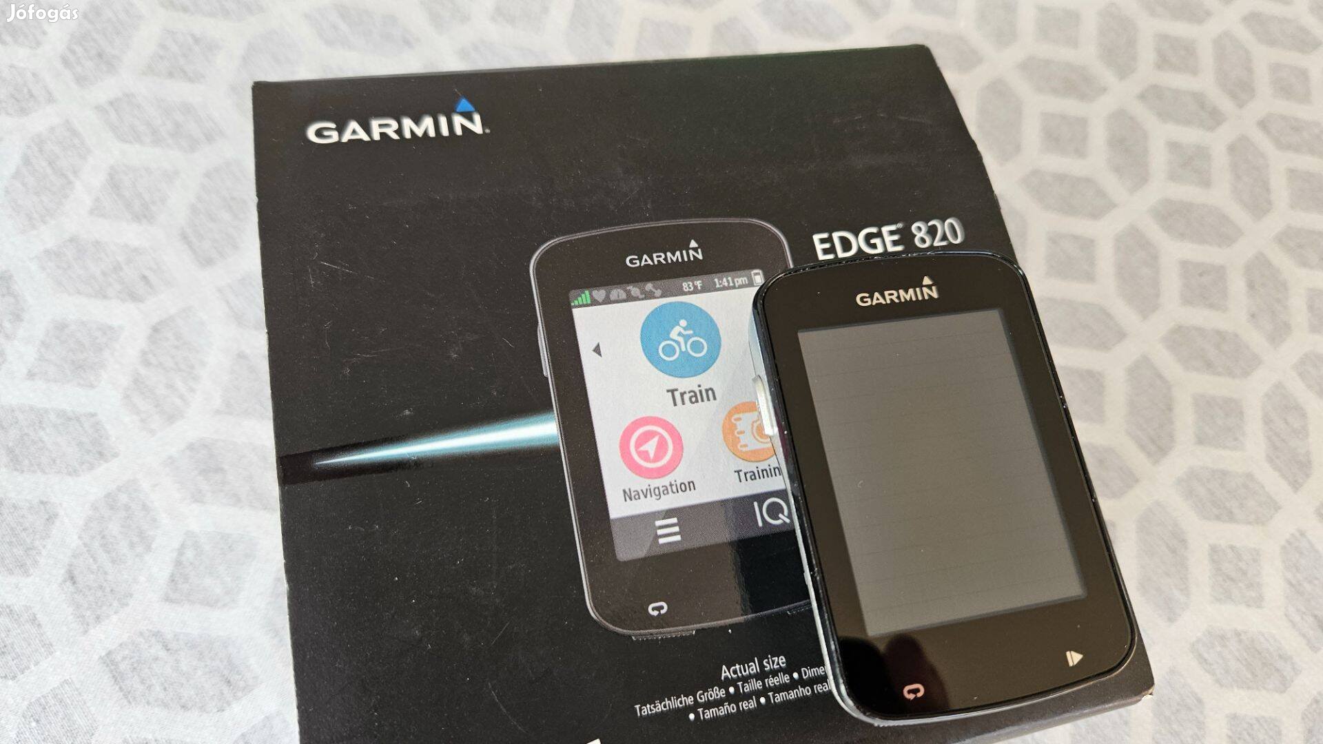 Garmin Edge 820 kerékpáros GPS , kompjuter computer kozollal eladó