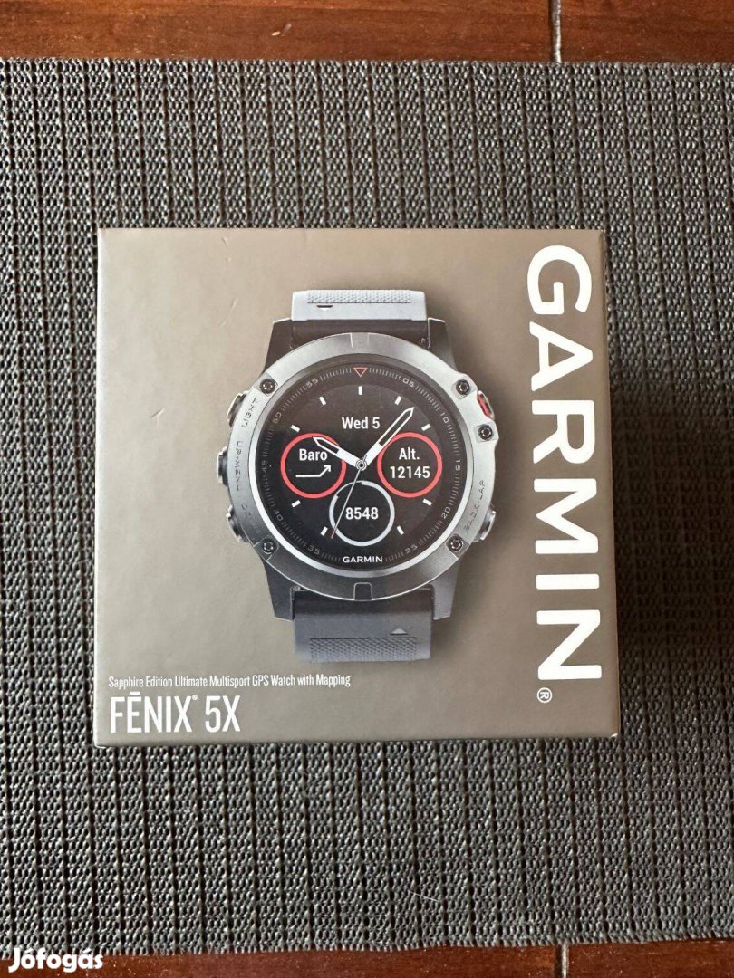 Garmin Fenix 5X HRM swim úszópánttal