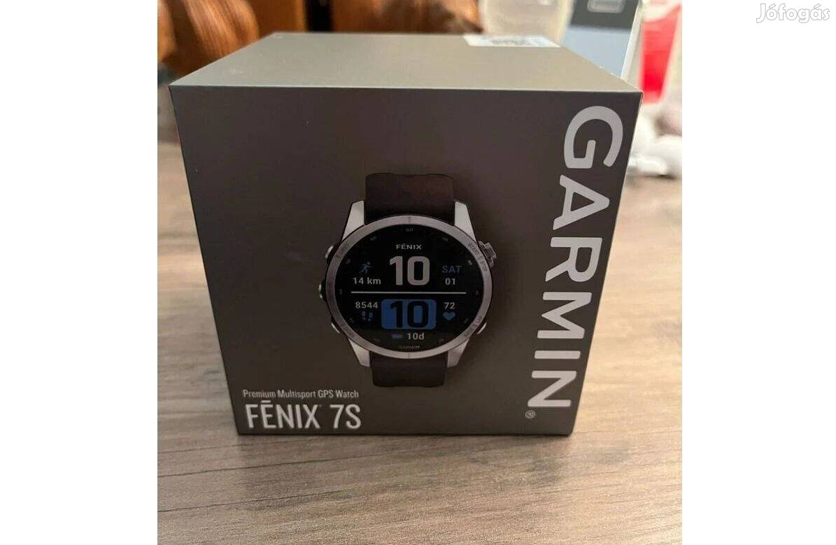 Garmin Fenix 7S, Bontatlan, Új, Ezüst, 1 Év Garancia, Házhozszállítás