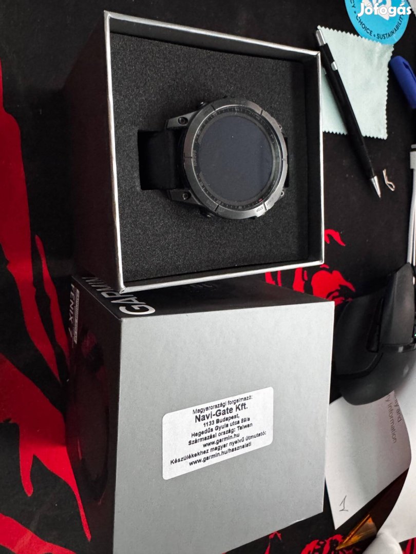Garmin Fenix 7 Sapphire Solar Carbon Gray Sportóra