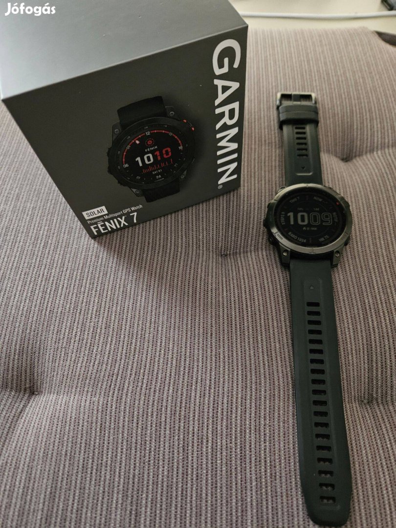 Garmin Fenix 7 Solar Fekete (Garancia: 2025.10.)