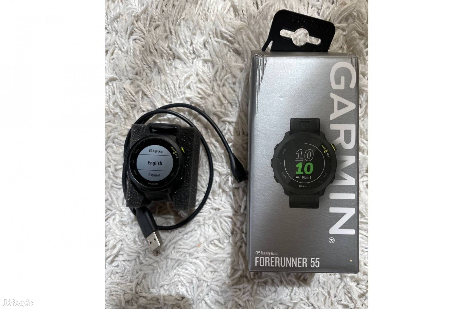 Garmin Forerunner 55 fekete