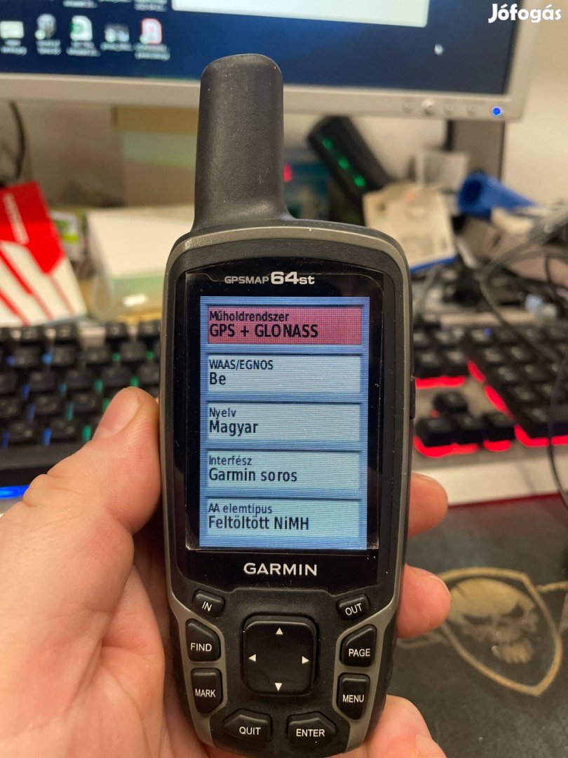 Garmin Gpsmap 64ST túra navigáció