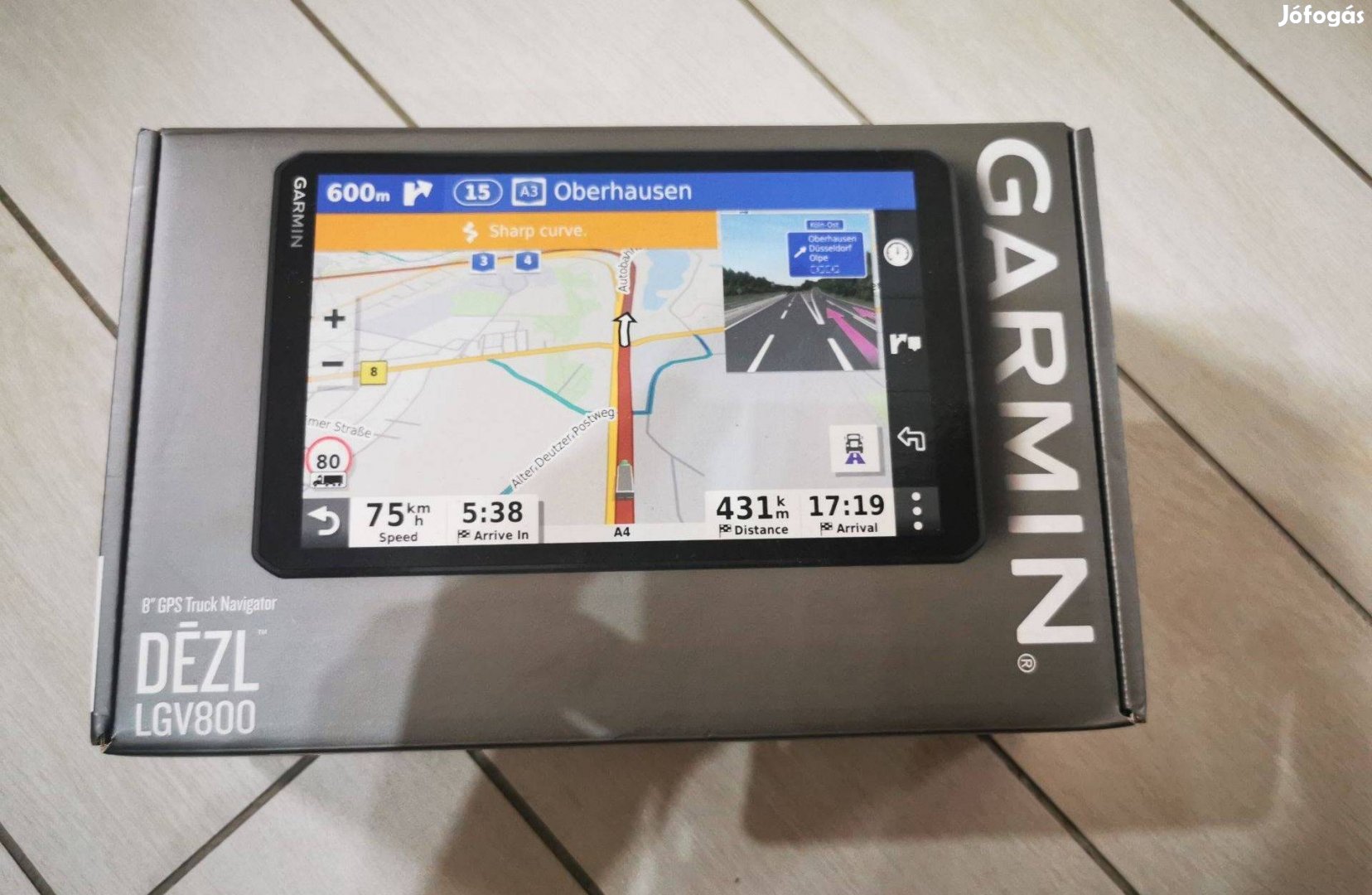 Garmin LGV 800 kamionos navigáció