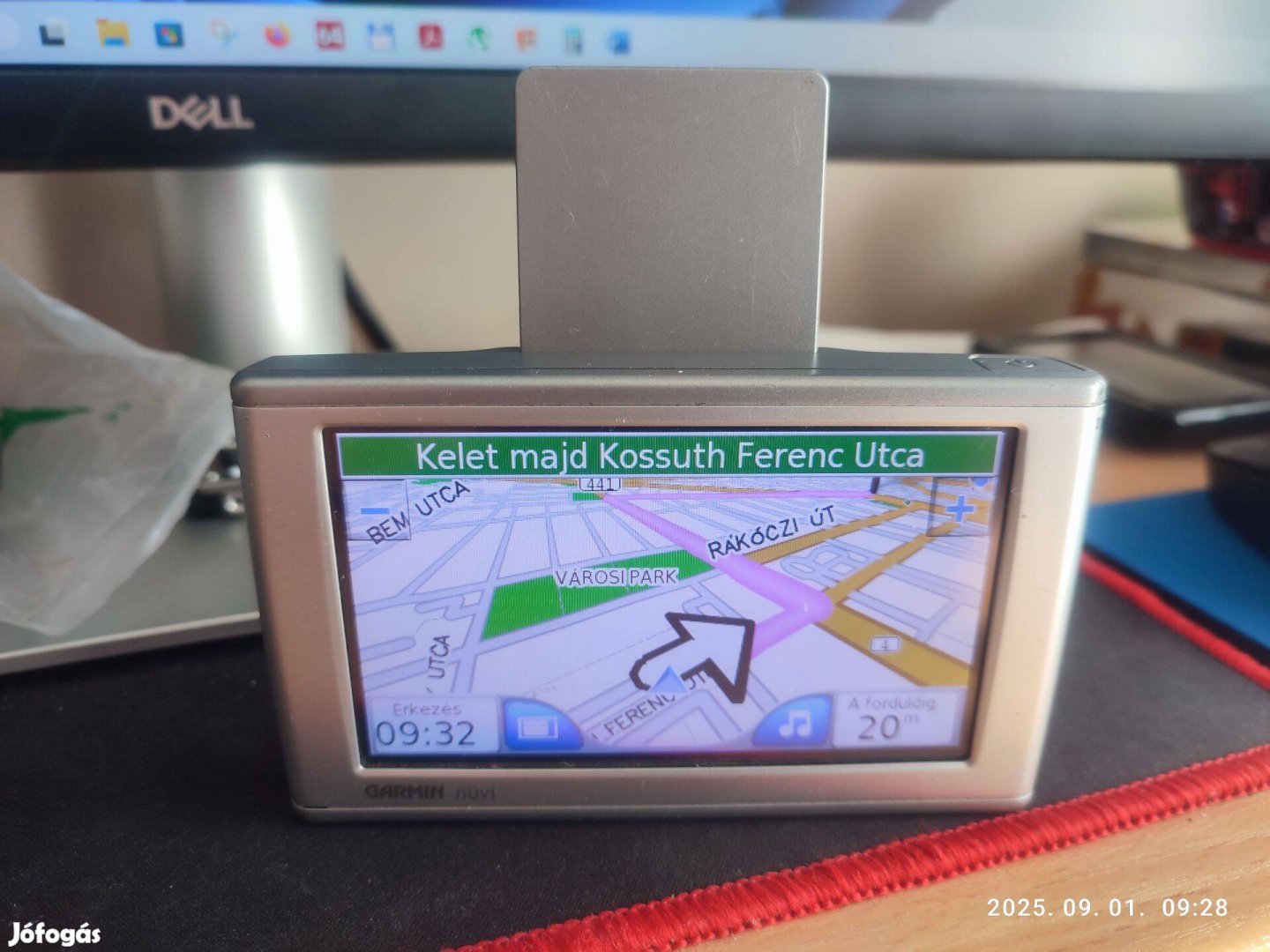 Garmin Nüvi 660 GPS navigáció 2025.10 havi friss térképekkel