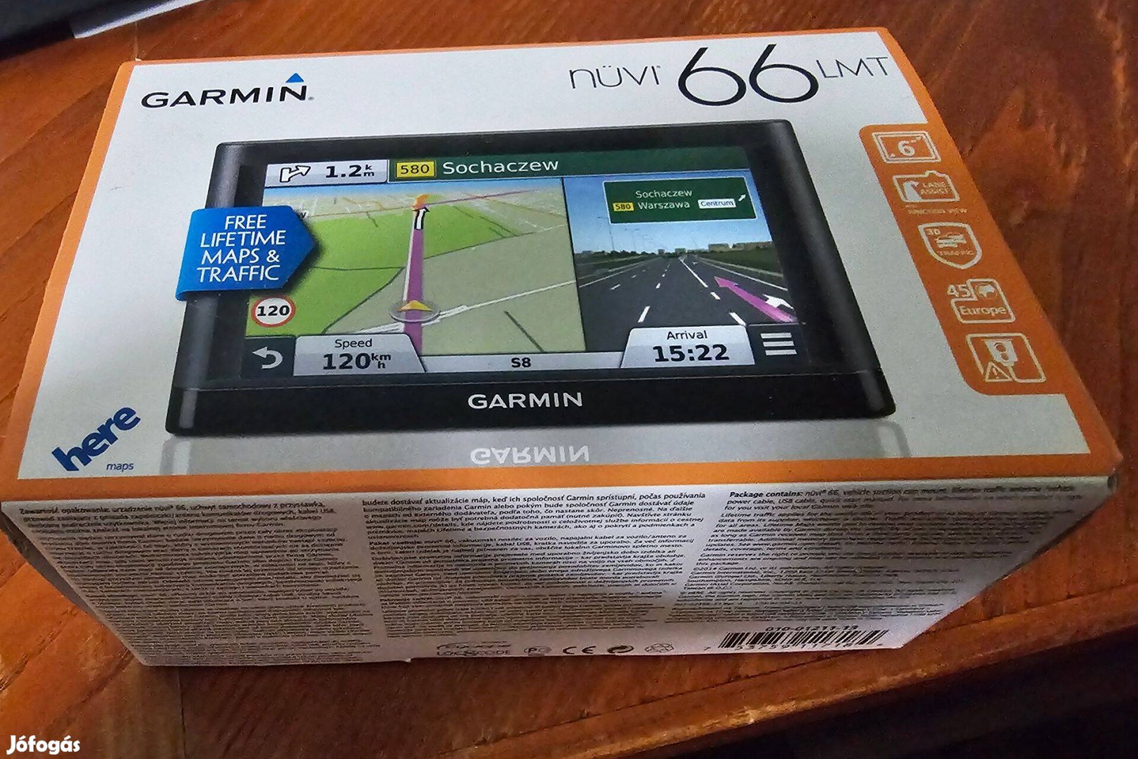 Garmin Nüvi 66LMT Navigáció 6" kijelzővel 2025 EU