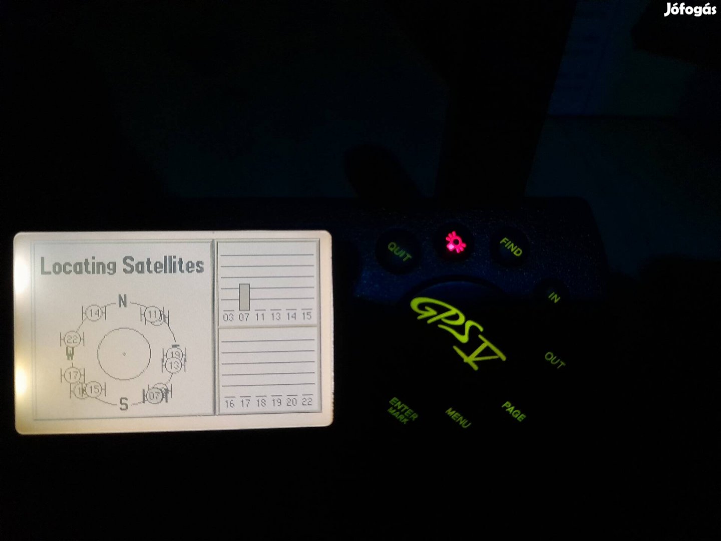 Garmin V GPS szep allapotban.