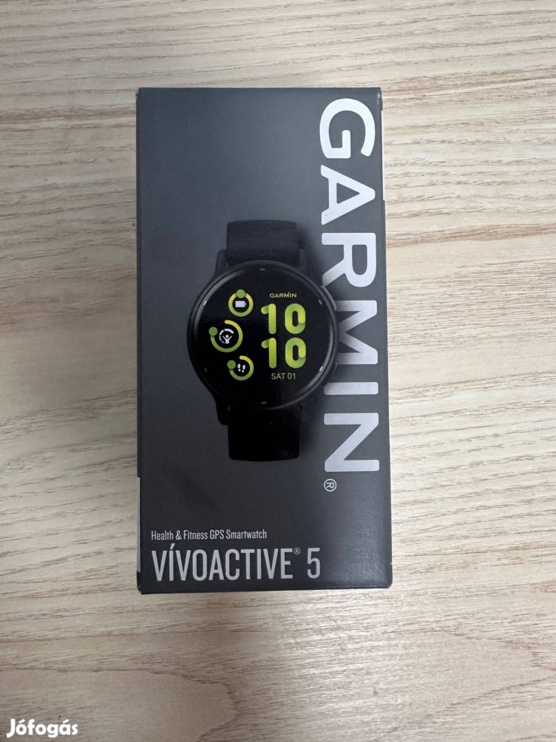 Garmin Vivoactive 5 fekete sportóra/okosóra - Új, Bontatlan