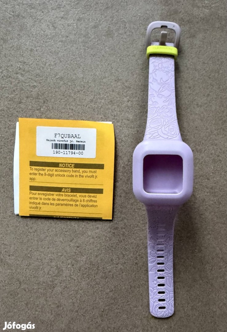 Garmin Vivofit Junior 3 óraszíj lila virág