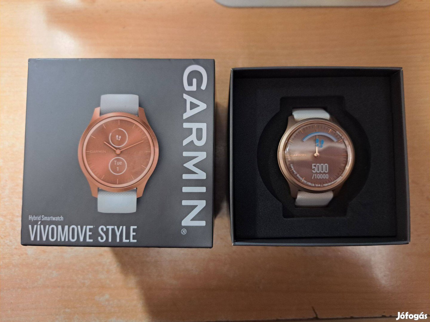 Garmin Vivomove Style Okosóra Újszerű Rose Gold Garanciával !