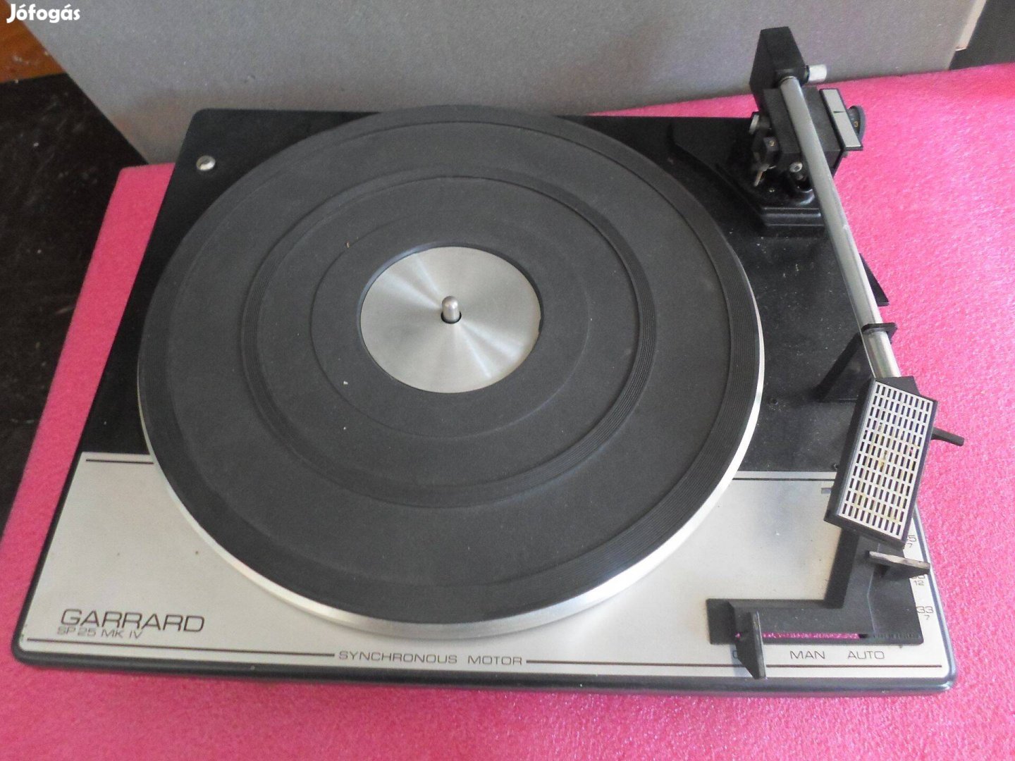 Garrard SP 25 MK IV lemezjátszó mechanika futómű