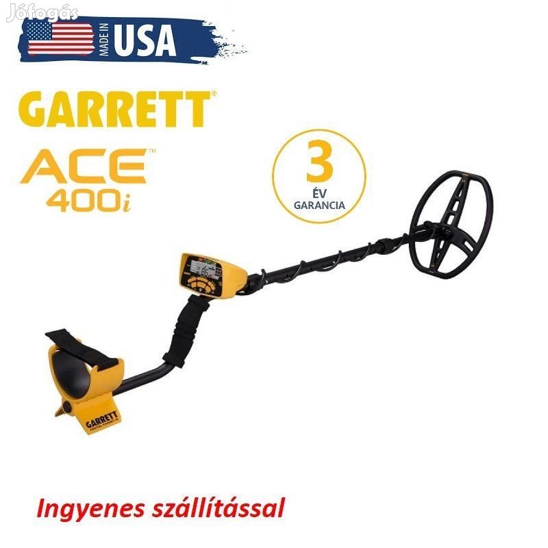 Garrett Ace 400i fémdetektor fémkereső