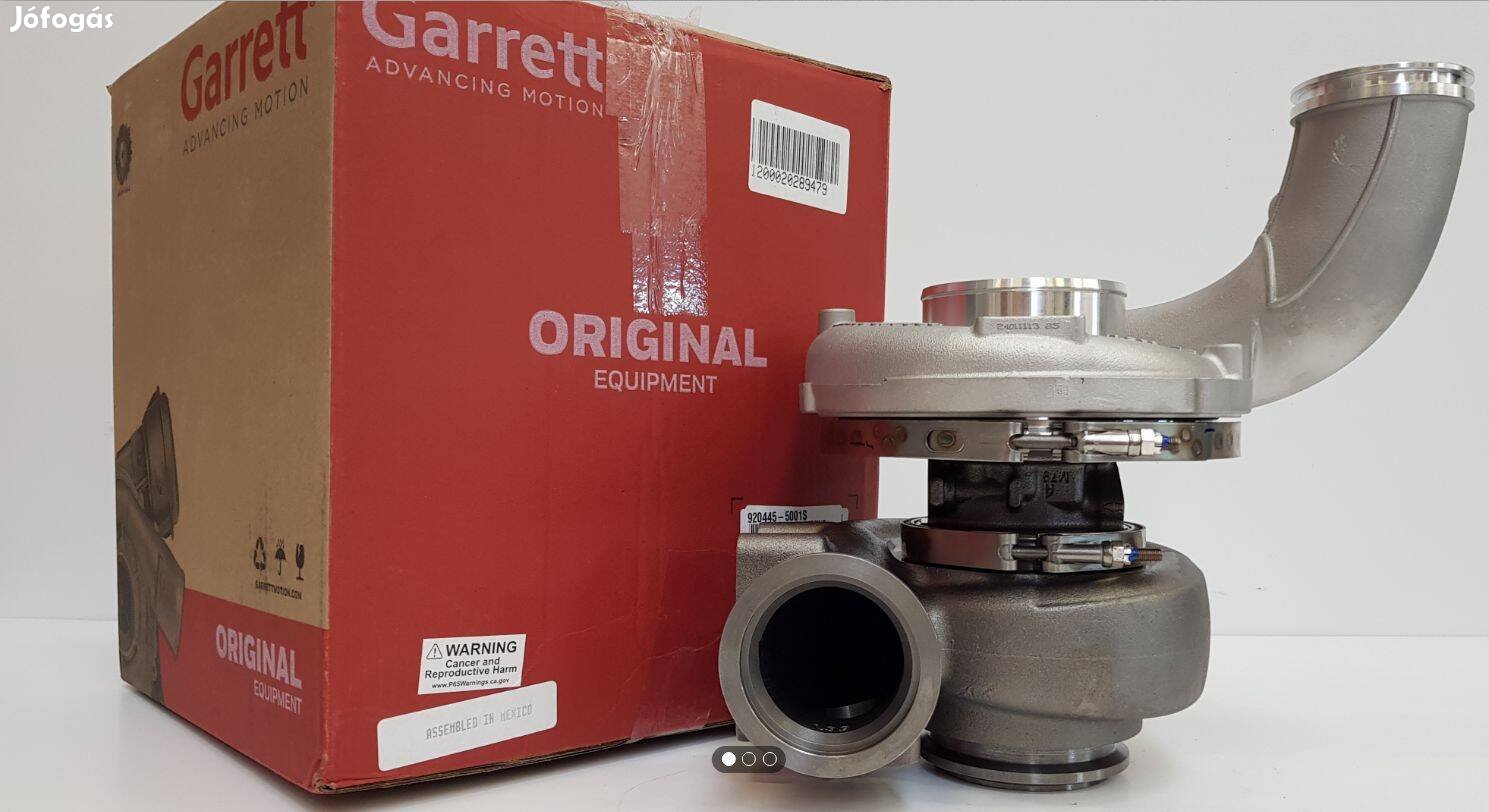 Garrett turbófeltöltő John Deere gépekhez