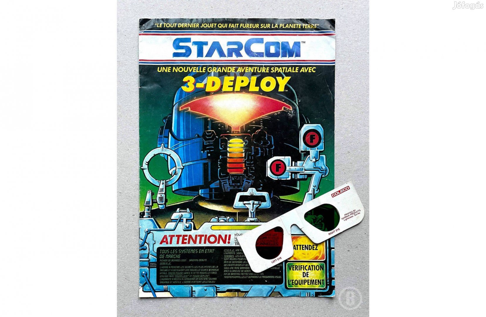 Garry Leach Starcom 3D képregény - - - Csak személyesen!