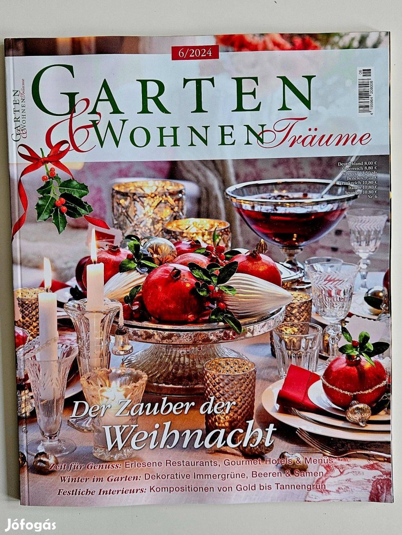 Garten & Wohnen Träume 2024/6 német nyelvű magazin