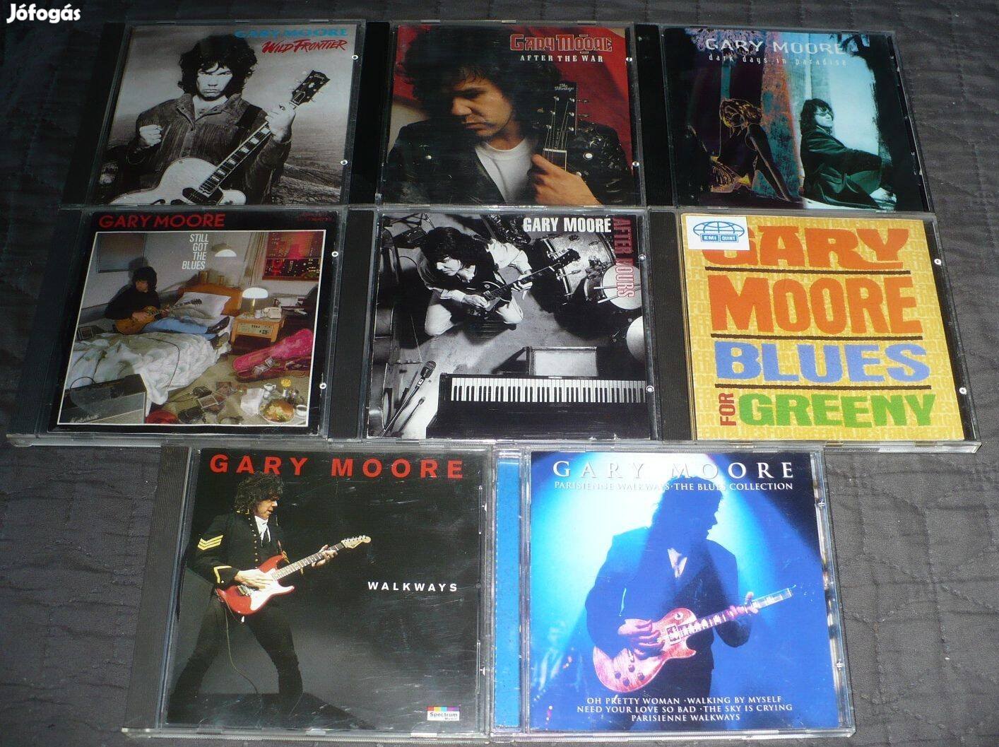 Gary Moore 8 lemezes CD-kollekció