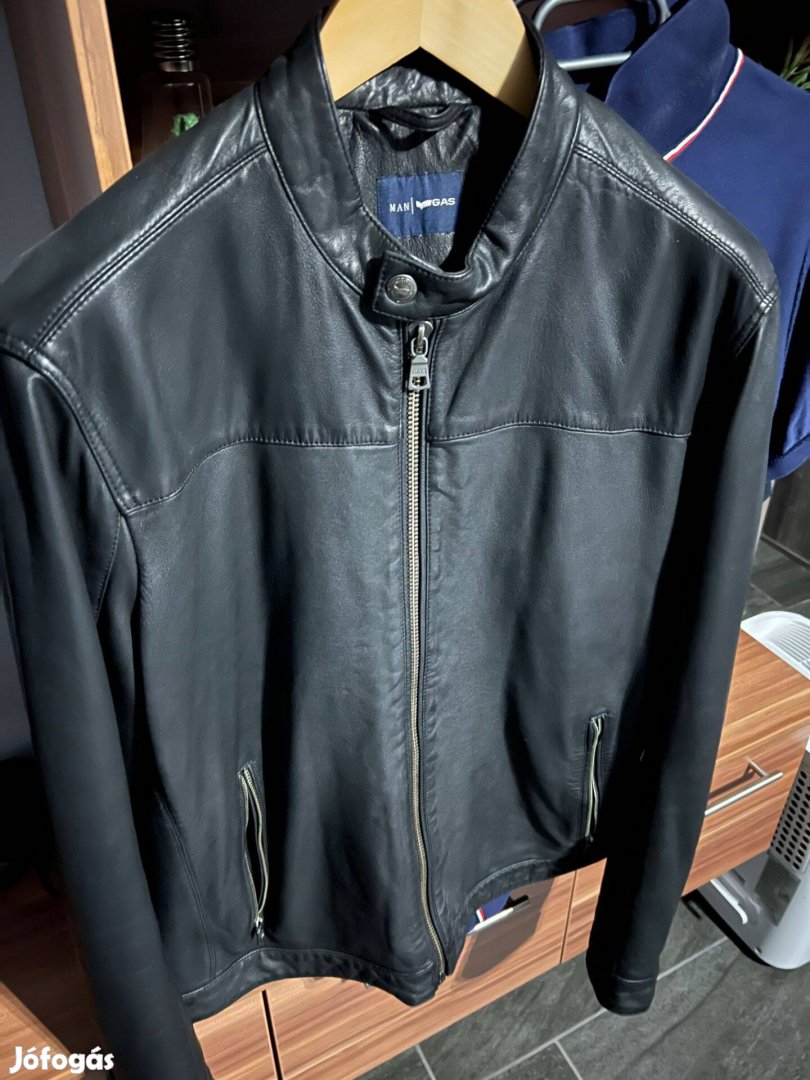 Gas férfi bőrkabát