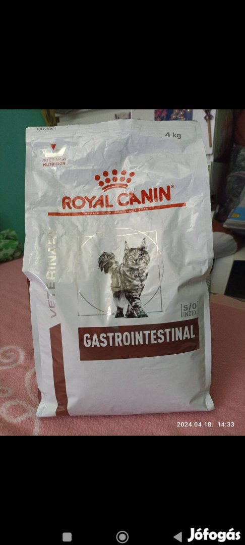 Gastrointestinal cicának hasmenés ellen, Royal Canin 4kg