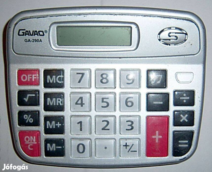Gavao GA-290A Számológép (hibás, sérült, hiányos)
