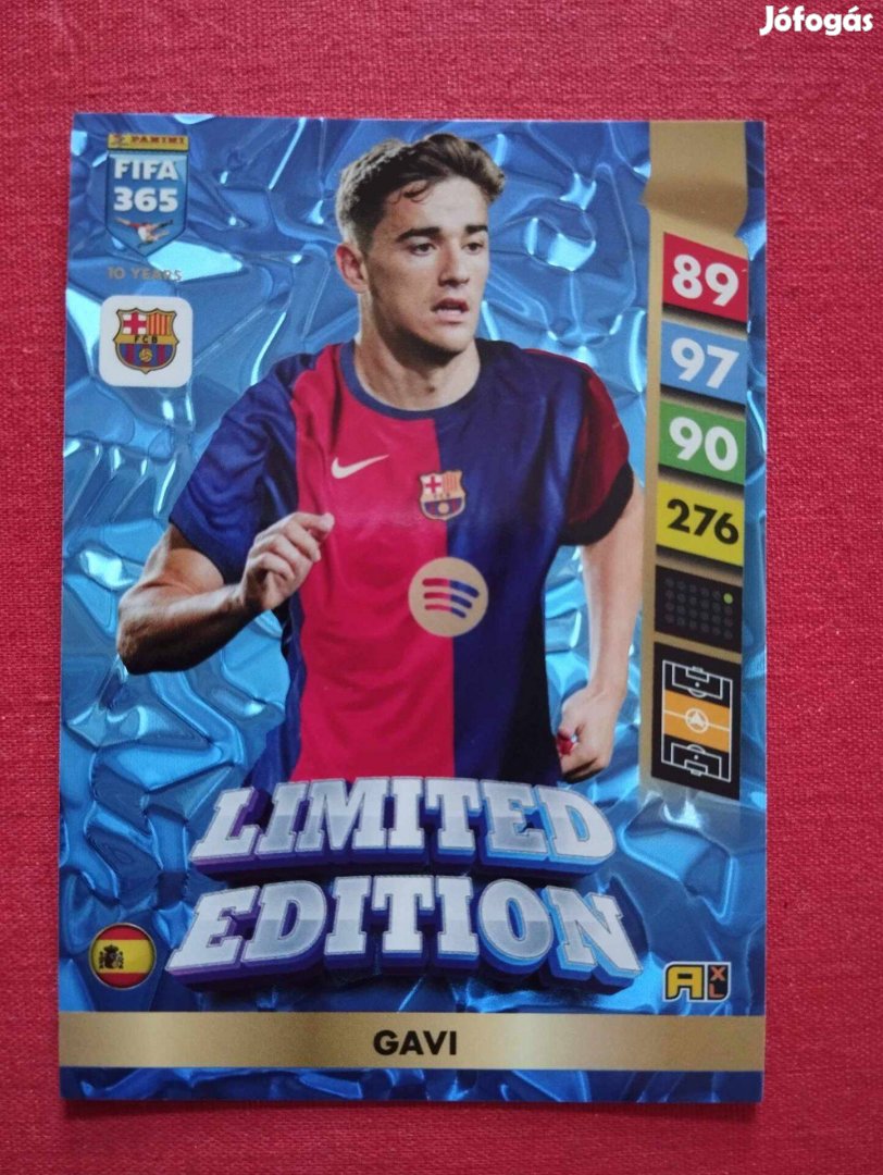 Gavi (Barcelona) FIFA 365 2025 Limited Edition focis kártya