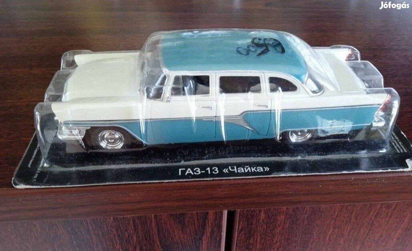 Gaz 13 Csajka tengeri-kék DEA kisauto modell 1/43 Eladó