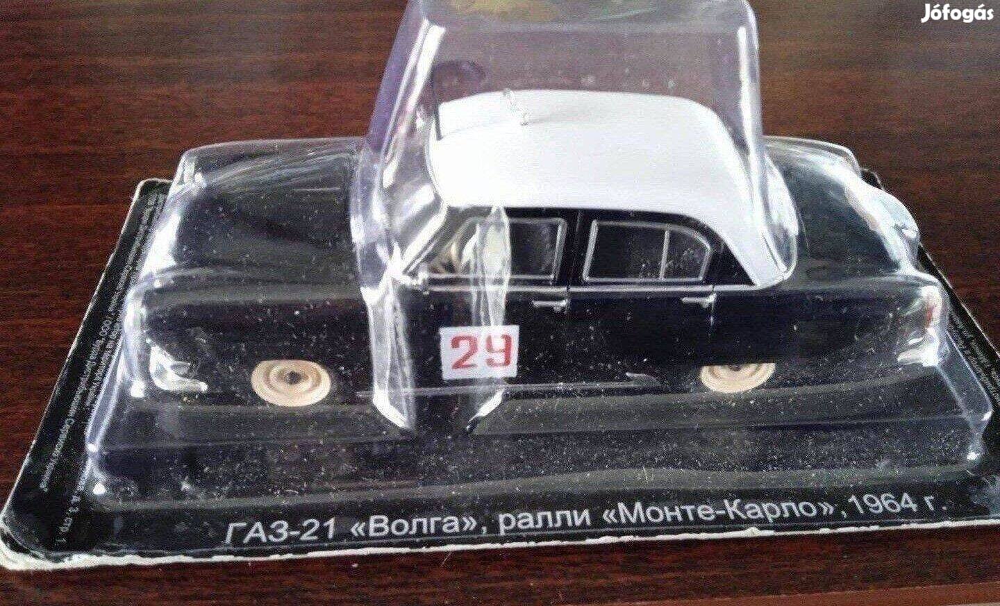 Gaz 21 Volga rally kisauto modell 1/43 Eladó