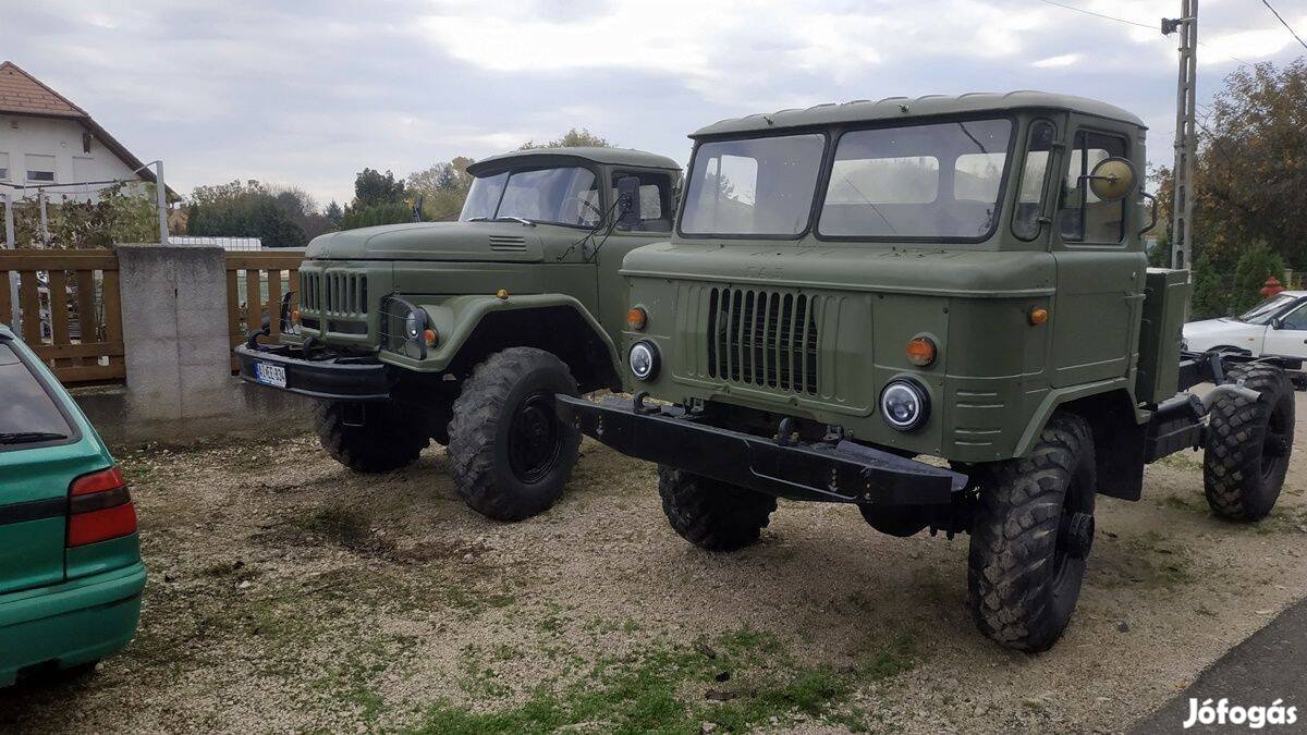 Gaz-66 4x4 V8 benzines teljesen felújított állapotban!