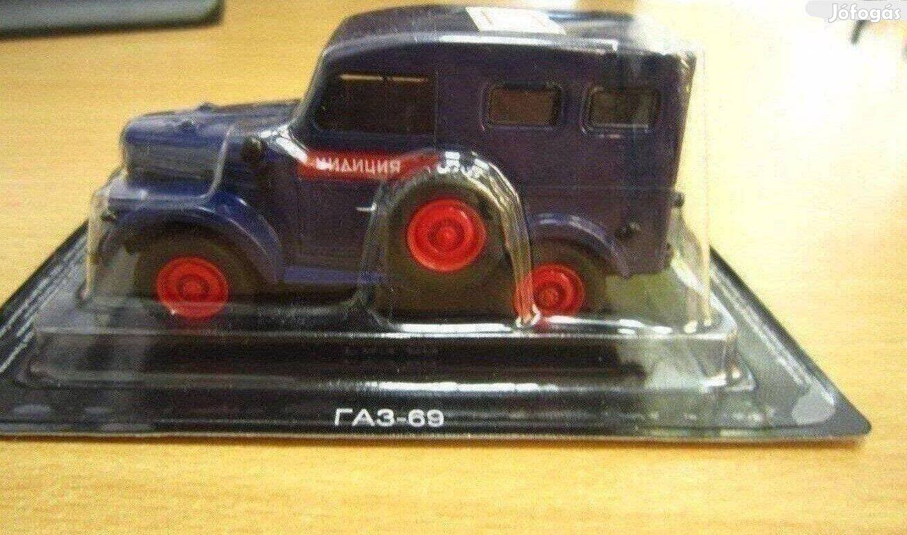 Gaz 69 Milicia SSSR kisauto modell 143 Eladó