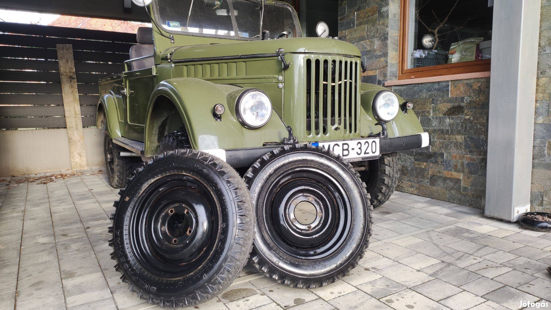 Gaz 69 felni új Lada Niva gumi Dneproshina 175-16 katonai honvédségi