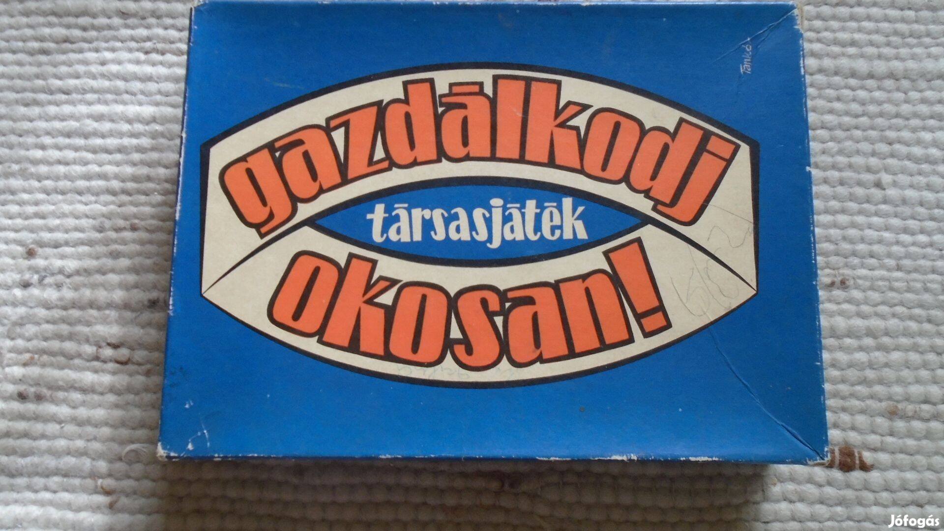 Gazdálkodj Okosan társasjáték - Retro kiadás - remek állapotban