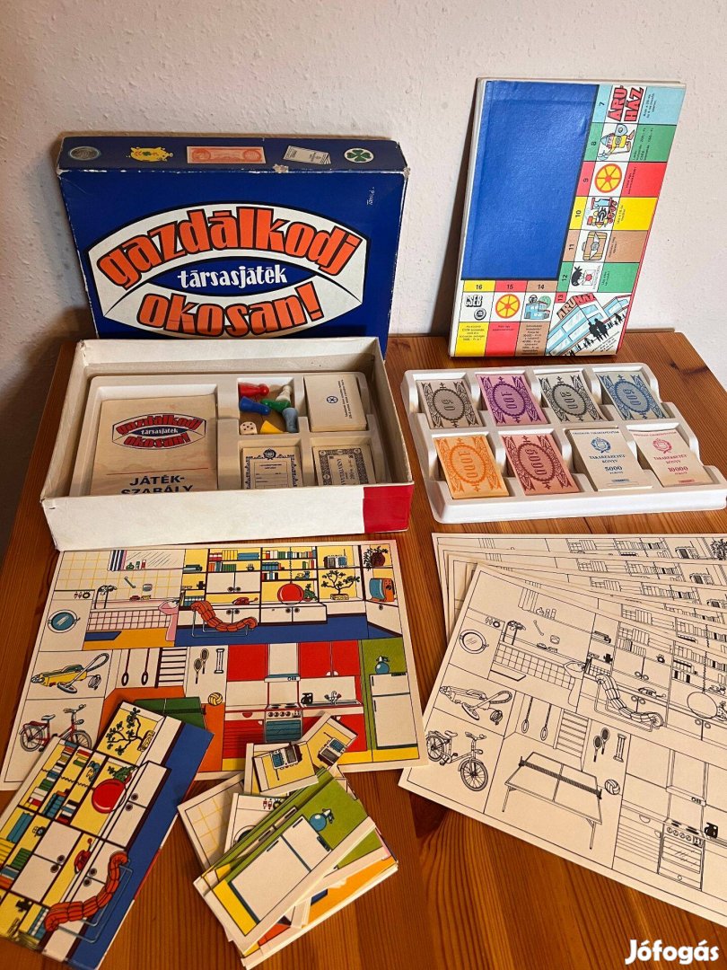 Gazdálkodj okosan! - társasjáték - 80-as évek